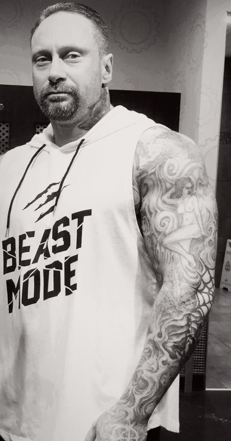 Portrait of Phillip Walsh in a Beast Mode tank