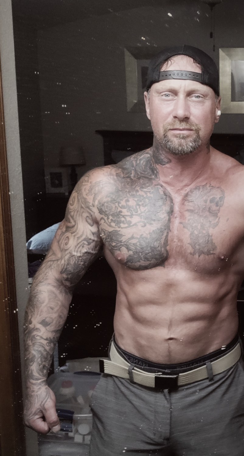 Phillip Walsh showing his current physique